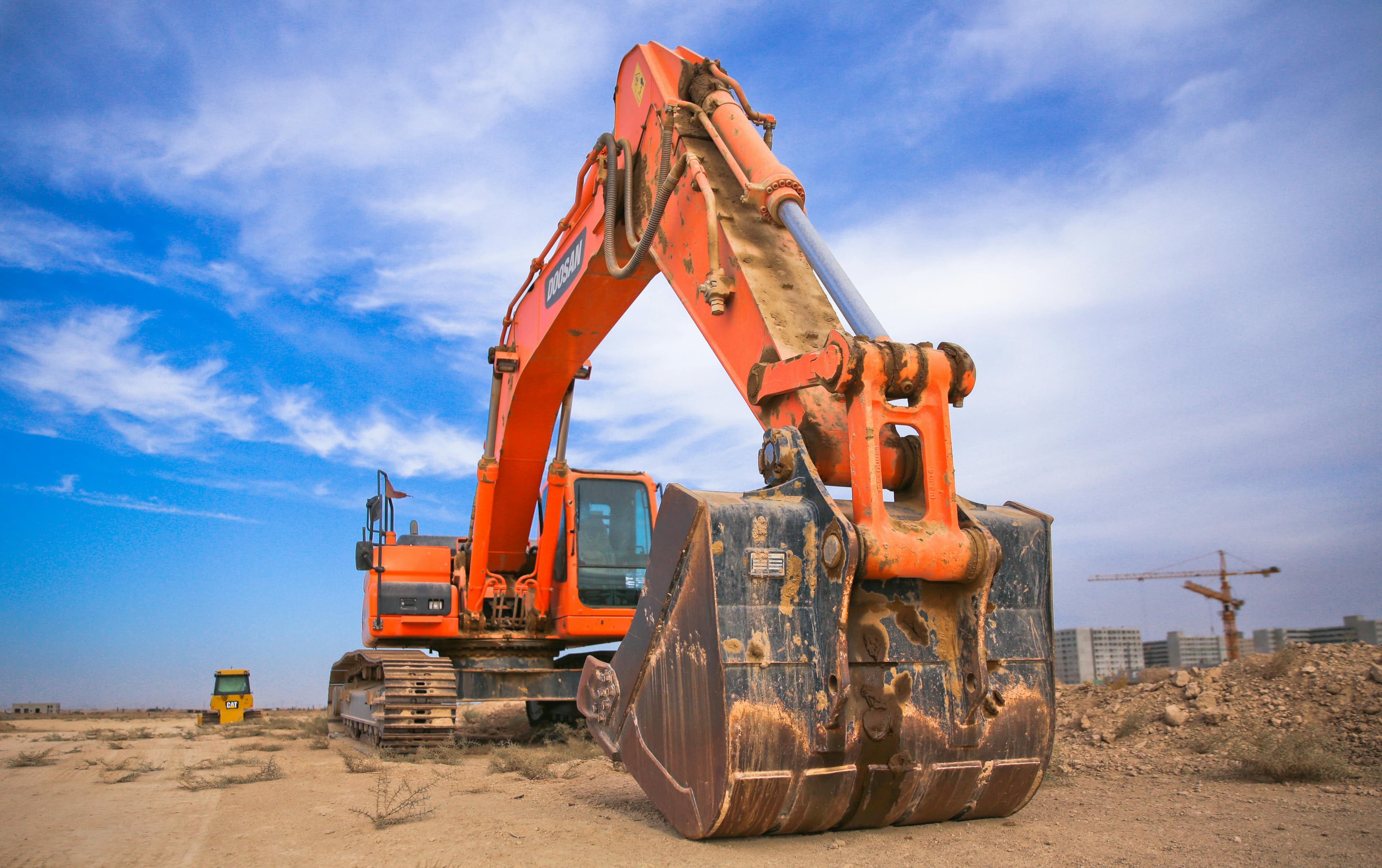 Heavy equipment in El Paso